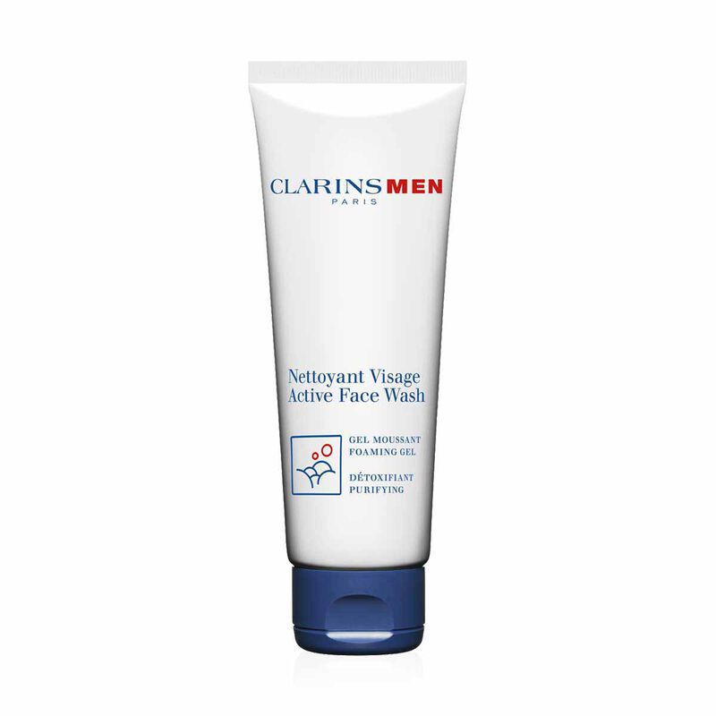 clarins men active face wash