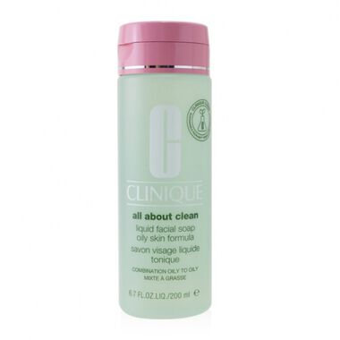 clinique all about clean liquid facial soap oily skin formula 200ml