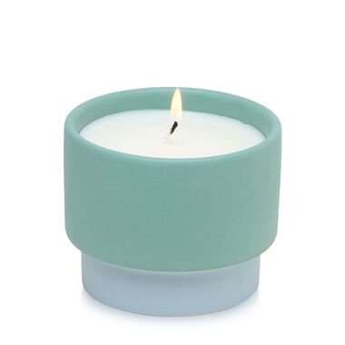 paddywax color block green ceramic saltwater suede