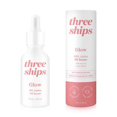 three ships glow jojoba oil serum