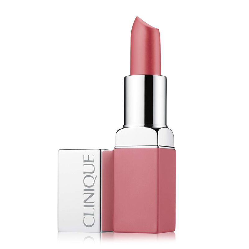 كلينيك مجموعة الشفاه clinique pop matte lip colour + primer  peony pop