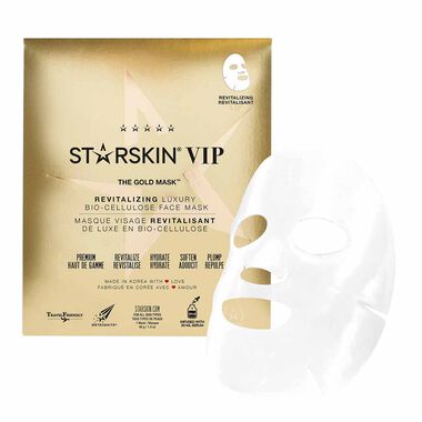 starskin the gold mask vip revitalizing luxury coconut biocellulose second skin face mask