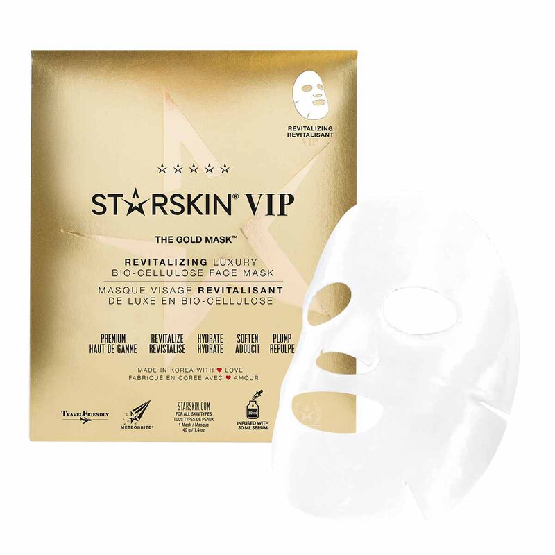 THE GOLD MASK VIP Revitalizing Luxury Coconut Bio-Cellulose Second Skin Face Mask