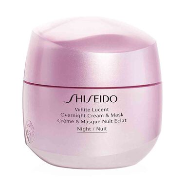 shiseido white lucent overnight cream & mask