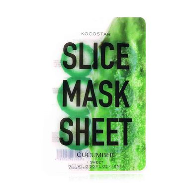 kocostar cucumber slice mask sheet 6 patches