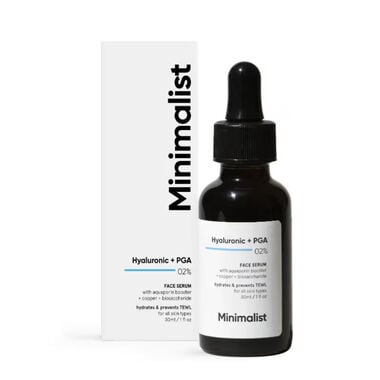 minimalist hyaluronic acid and pga 2% face serum
