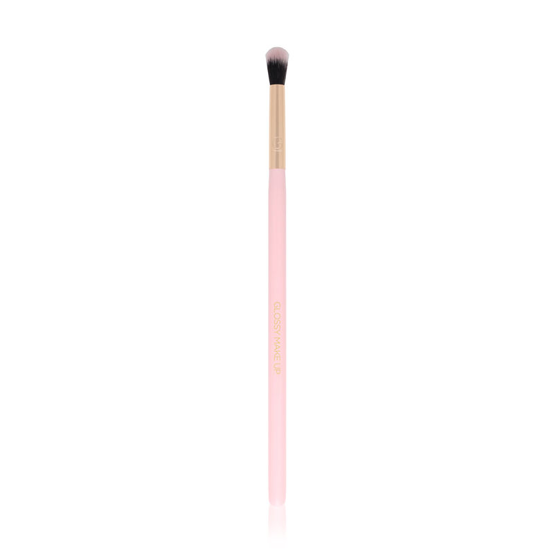 glossy make up small eye blender brush pink