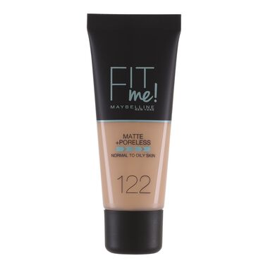 maybelline new york fit me matte & poreless foundation  122 creamy beige