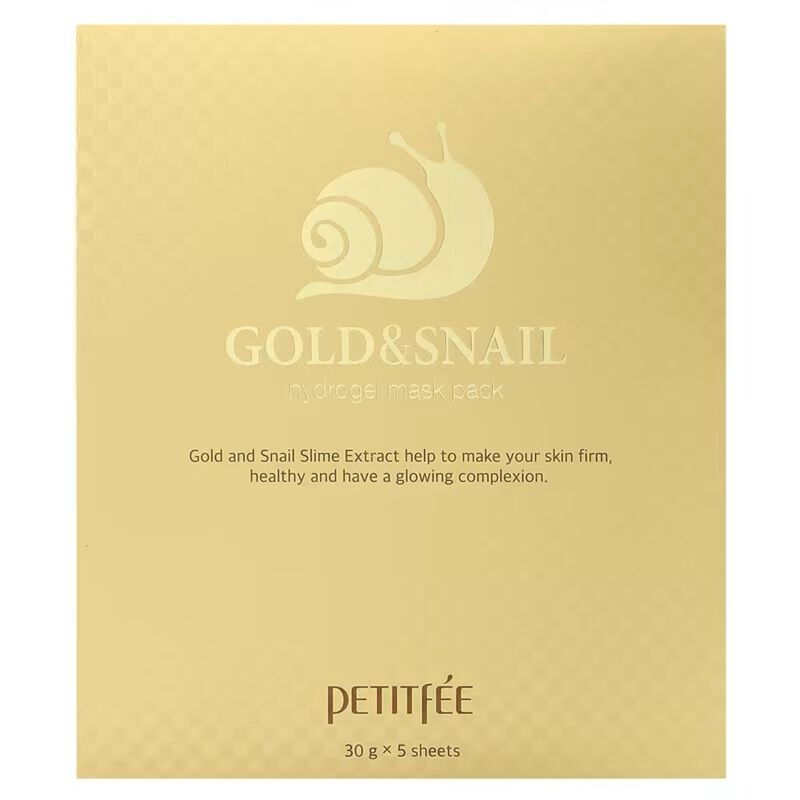 petitfee gold and snail hydrogel mask pack