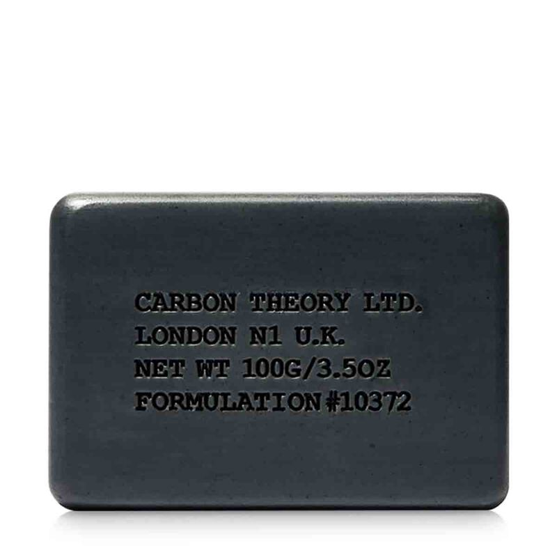 carbon theory breakout control facial cleansing bar  charcoal & tea tree oil 100g