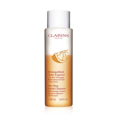 clarins onestep facial cleanser with orange extract