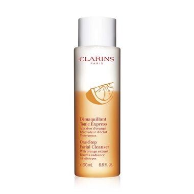clarins onestep facial cleanser with orange extract