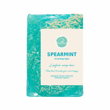 soul and more spearmint loofah soap