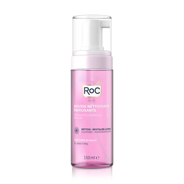 roc energising cleansing mousse 150ml