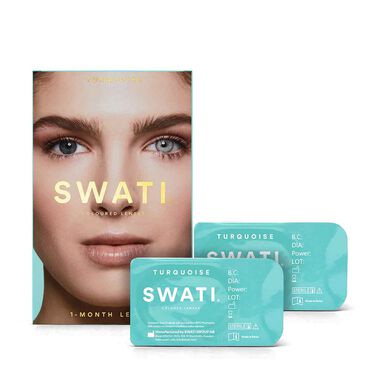 swati turquoise 1 month coloured lenses