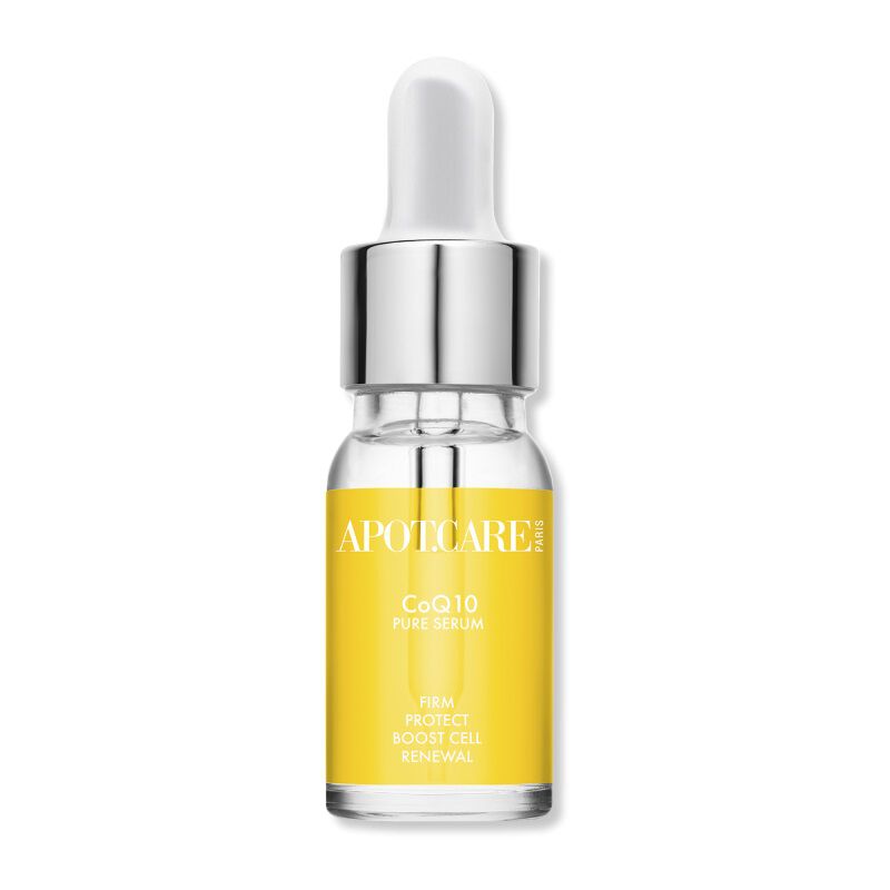apotcare coq10 pure serum firm + protect + boost cell renewal.