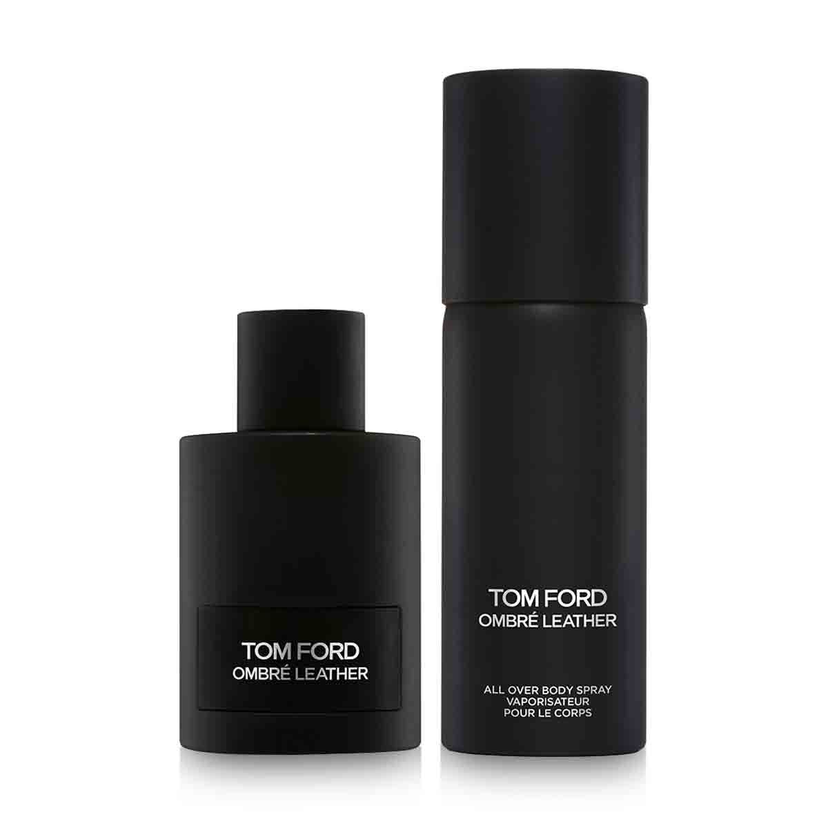 Tom Ford Ombre Leather Set with All Over Body Spray