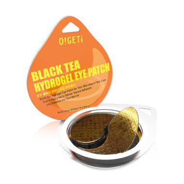 o!geti black tea hydrogel eye patch 10pairs