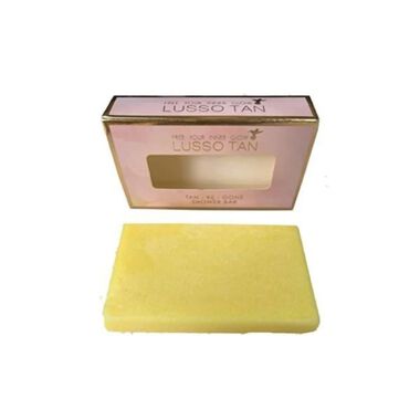 lusso tan in mere minutes, your skin will be radiant, replenished, and left feeling like you’ve just come from a weekend at the spa. thanks to cacao butter, antioxidants, and sunflower oil, this lightweight and lemonscented bar is as moisturising as it is convenient