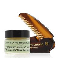 Mustache Wax & Comb Gift Set-Ylang Ylang