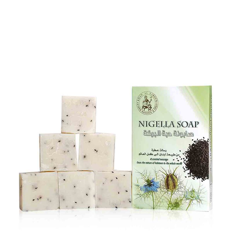 khan al saboun organic antioxidant herbal nigella soap pack of 6