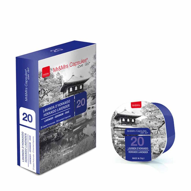mr&mrs scented capsules pack set of 2 pcs hokkaido lavander 20