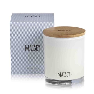 maisey candle soy wax candles amber & vetiver