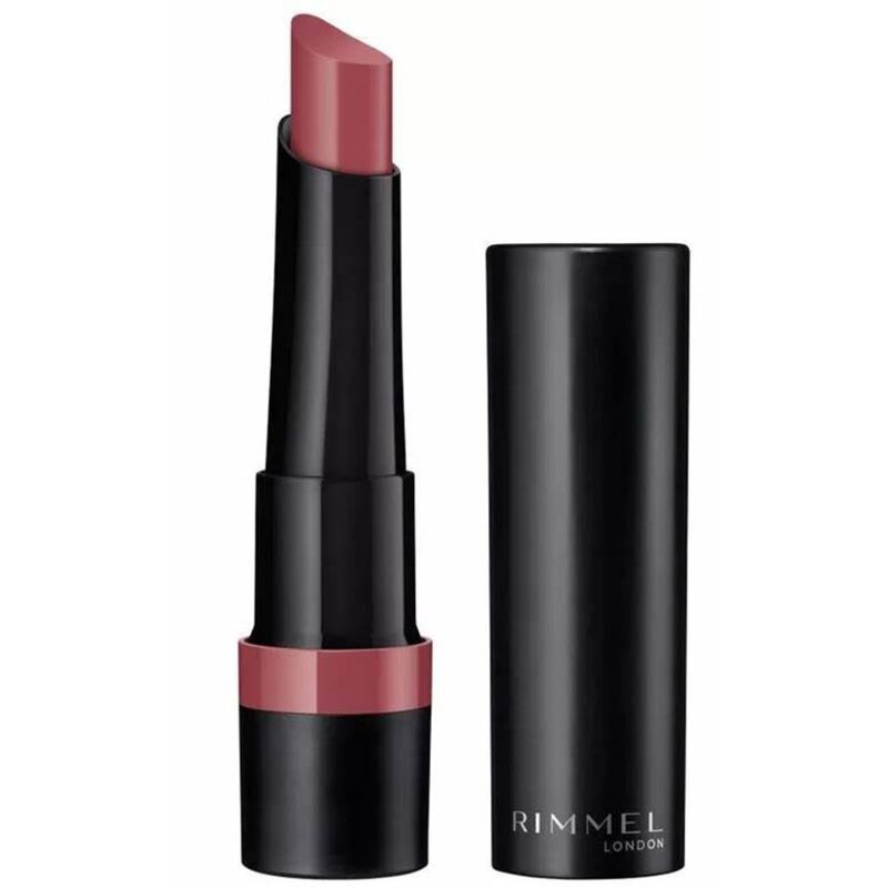 rimmel lasting finish matte lipstick 560 burgundy red