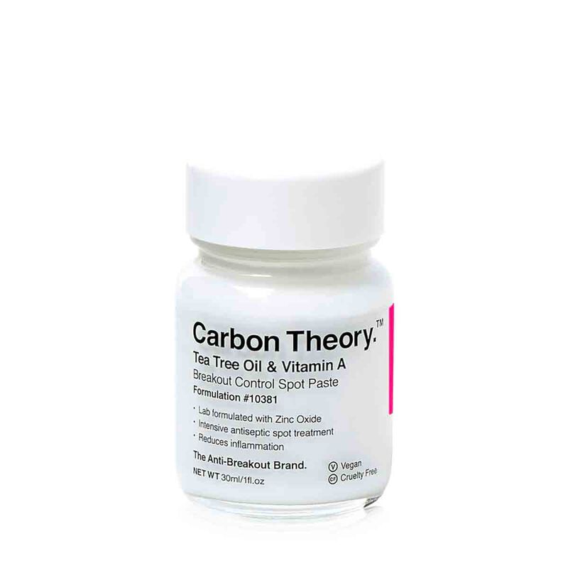 carbon theory breakout control spot paste  tea tree oil & vitamin a 30ml