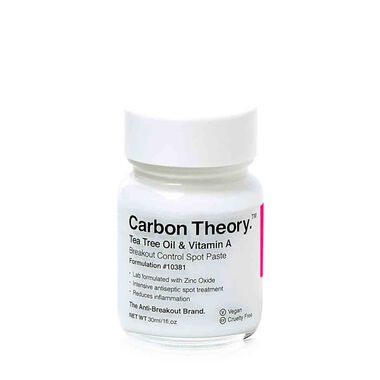 carbon theory breakout control spot paste  tea tree oil & vitamin a 30ml