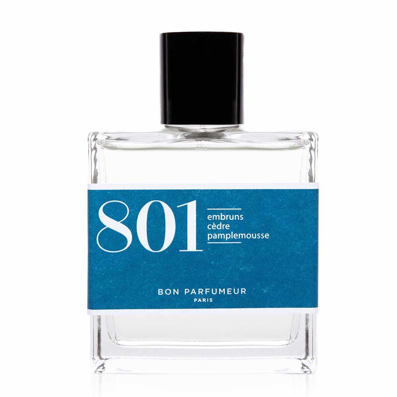 bon parfumeur 801 sea spray cedar and grapefruit eau de parfum 100ml