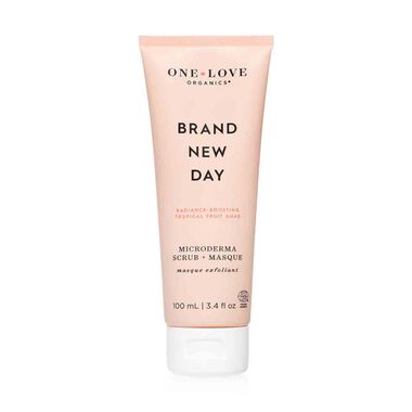 one love organics brand new day microderma scrub plus masque 100ml