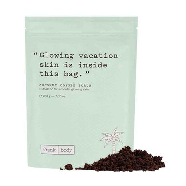 frank body coconut coffee scrub 200g