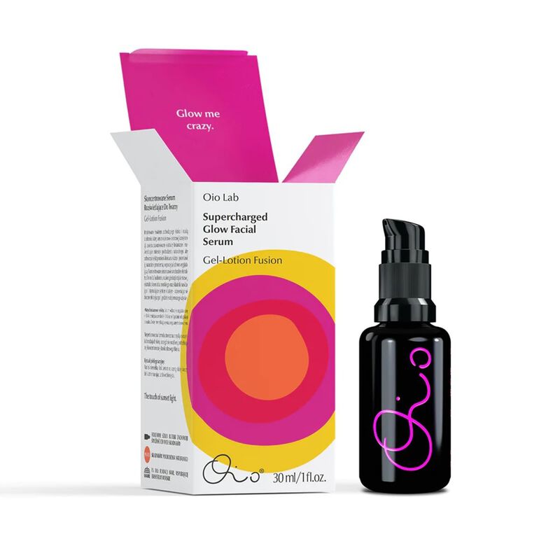 oio lab supercharged glow facial serum