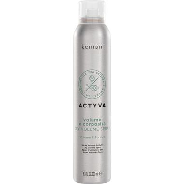 kemon actyva volume e corposita dry volume spray for thin hair