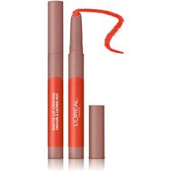 L'Oreal Paris Infallible Very Matte Lip Crayon Lipstick, Smudge Proof, Red Lipstick, 103 Maple Dream