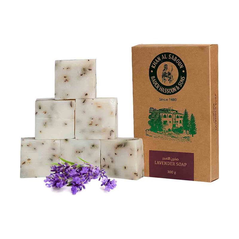khan al saboun organic herbal lavender soap pack of 6