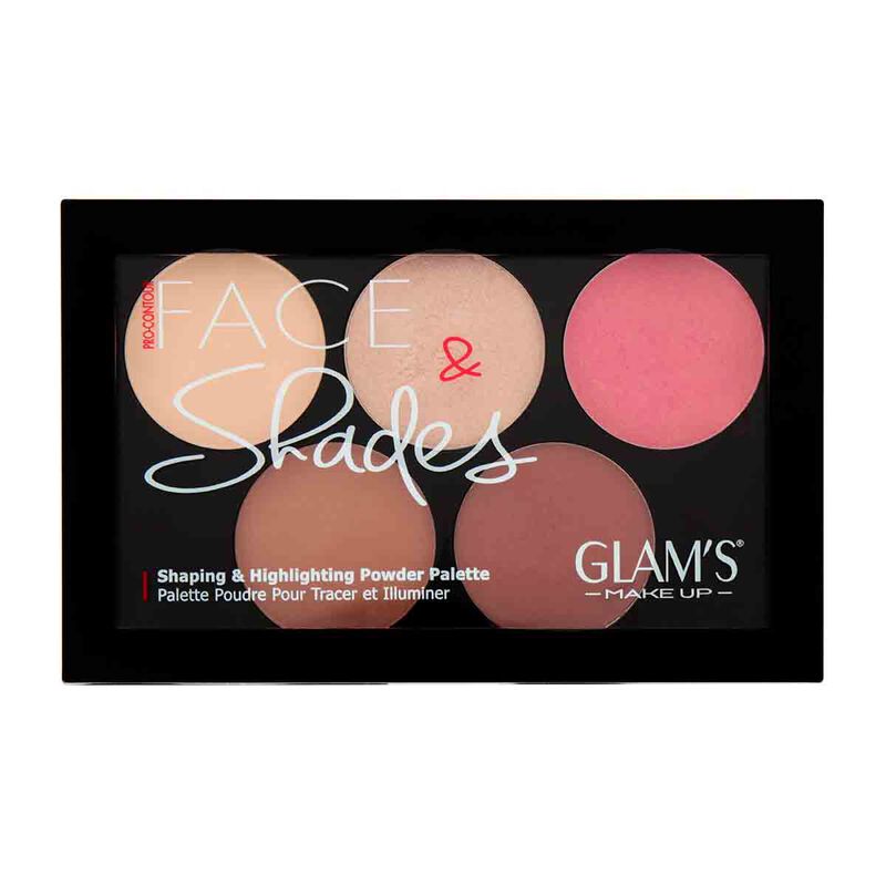 glam's face & shades contouring palette