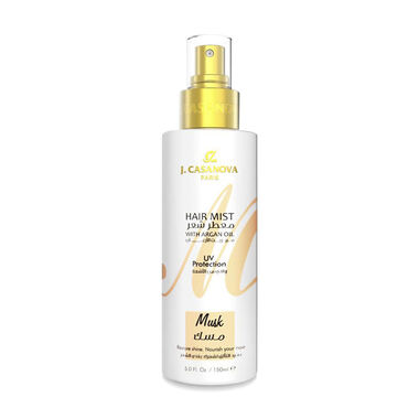 j. casanova hair mist with argan oil and uv protection musk