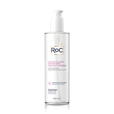 roc micellar extra comfort cleansing water 400ml