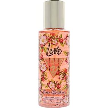 guess guess love sheer attraction body mist 250ml