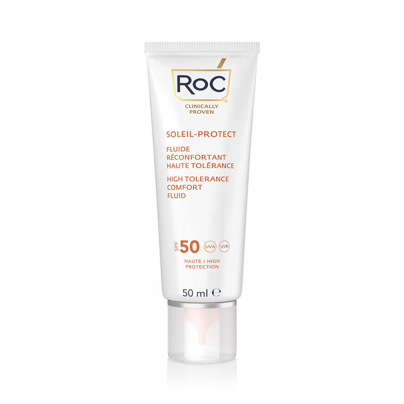 roc soleil protect high tolerance comfort fluid spf 50 50ml