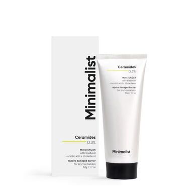 minimalist ceramides 0.3% bisabolol dry face cream
