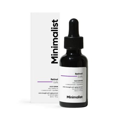 minimalist retinol 0.6% face serum