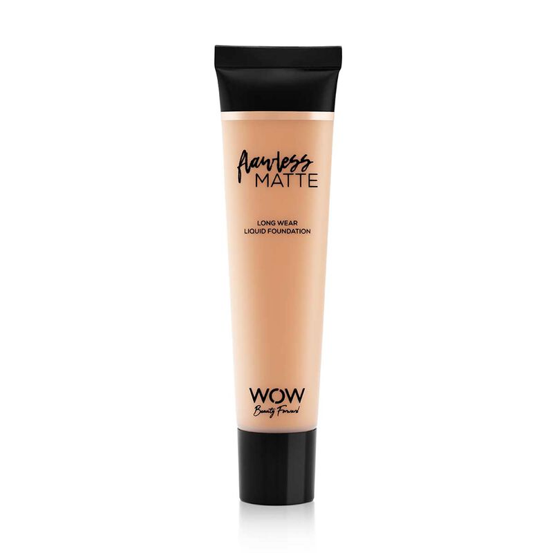 wow beauty flawless matte  long wear liquid foundation