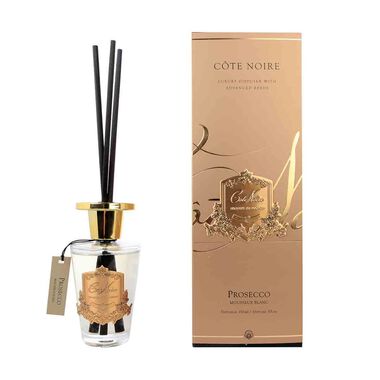 cote noire reed diffuser prosecco witth gold badge 150ml