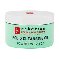 Solid cleansing oil