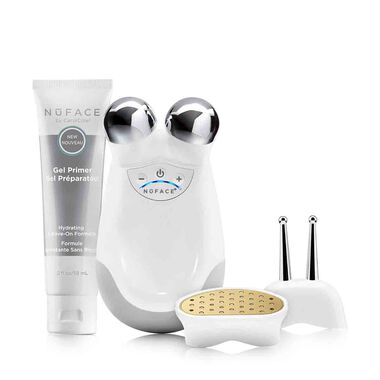 nuface trinity pro facial toning device with ele and twr attachment