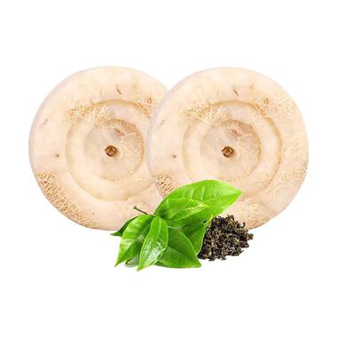 Organic Antioxidant Herbal Green Tea Loofah Soap