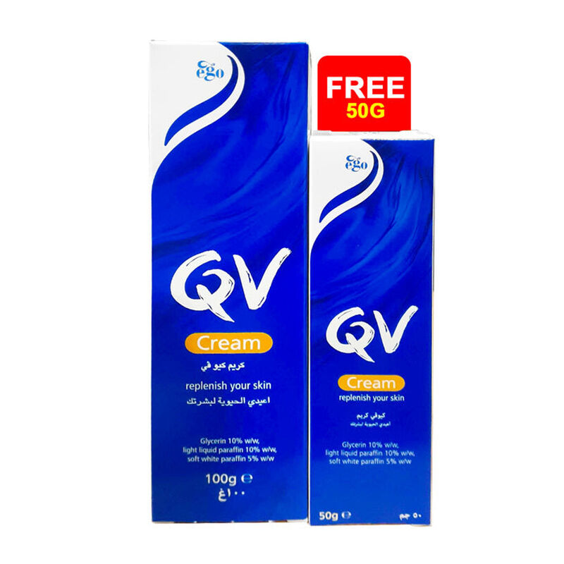 qv qv cream 100g + 50g free combo pack